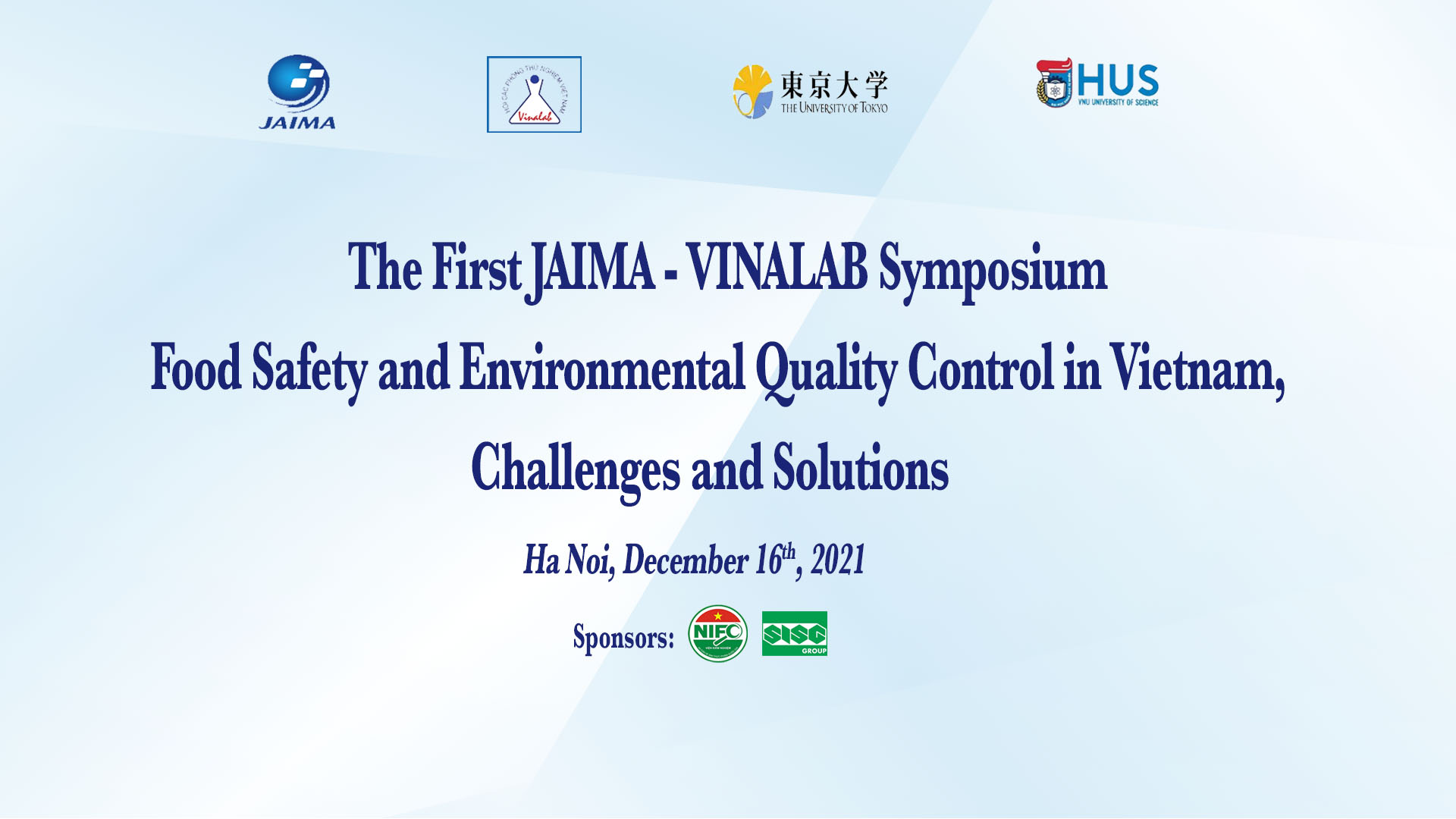 Hội thảo online và offline: "Kiểm soát chất lượng môi trường và an toàn thực phẩm - thách thức và giải pháp"