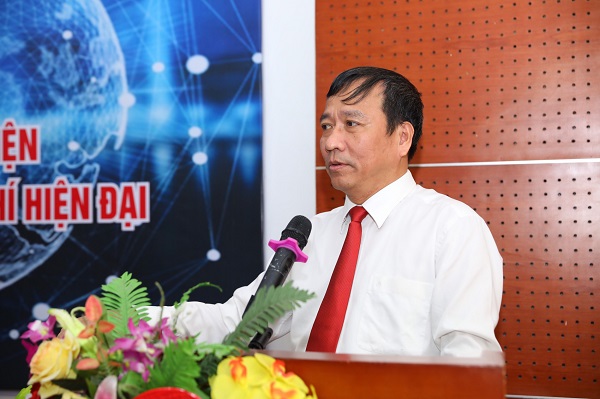 Ông Lê Công Lương - Phó tổng thư ký kiếm Trưởng ban KH,CN&MT, LHHVN phát biểu khai mạc