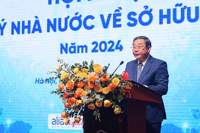 Phó Chủ tịch thường trực UBND Thành phố Hà Nội Lê Hồng Sơn phát biểu tại Hội nghị.