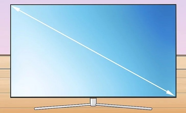 Cách đo màn hình tivi, laptop