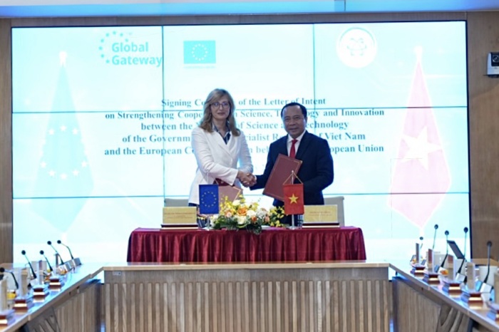Bộ KH&CN Việt Nam và Ủy ban châu Âu, đại diện cho Liên minh châu Âu, đã ký kết Ý định thư về tăng cường hợp tác trong lĩnh vực KHCN&ĐMST.