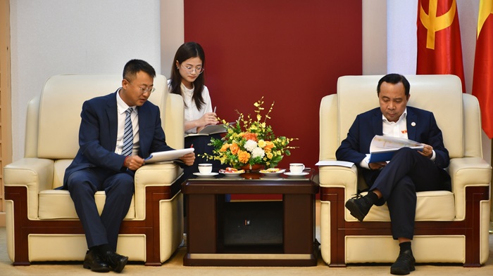 Thứ trưởng Thường trực Vũ Hải Quân đã tiếp và làm việc với đoàn đại biểu cấp cao Tập đoàn Huawei do ông Ivan Liu, Tổng Giám đốc Huawei Việt Nam dẫn đầu.