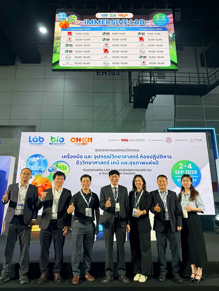 Đoàn đại biểu Hội VINALAB tham dự Thailand Lab International 2026