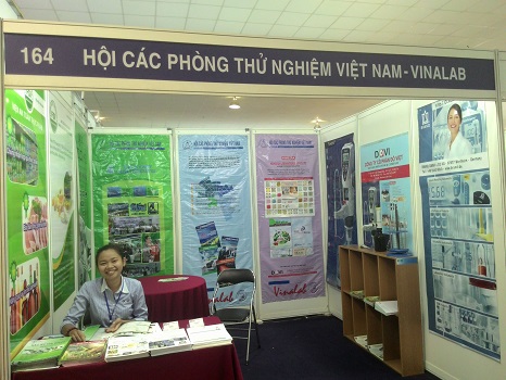 ​​​​​​​Gian hàng của hội các phòng thử nghiệm Việt Nam - Vinalab