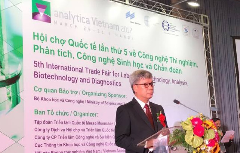 Thứ trưởng Trần Việt Thanh phát biểu khai mạc analytica Vietnam 2017