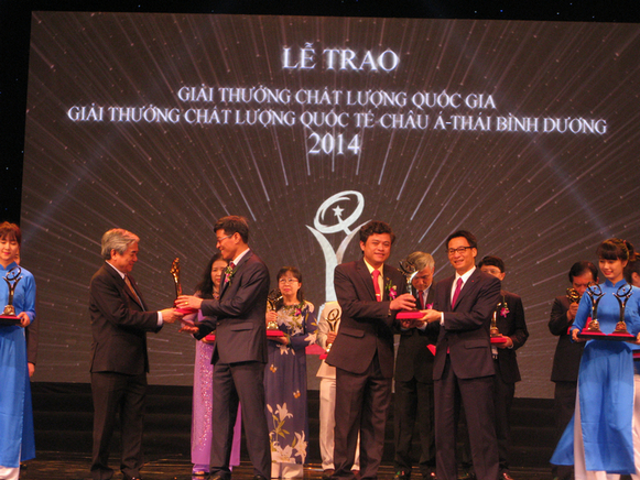 Lễ trao Giải thưởng Chất lượng Quốc gia và Giải thưởng Chất lượng Quốc tế Châu Á-Thái Bình Dương năm 2014