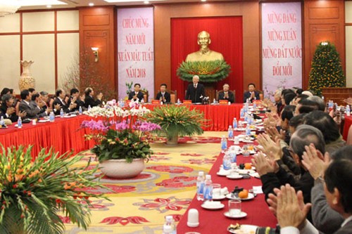 Tổng Bí thư Nguyễn Phú Trọng khẳng định: Trong công cuộc phát triển đất nước, Đảng, Nhà nước, Chính phủ 