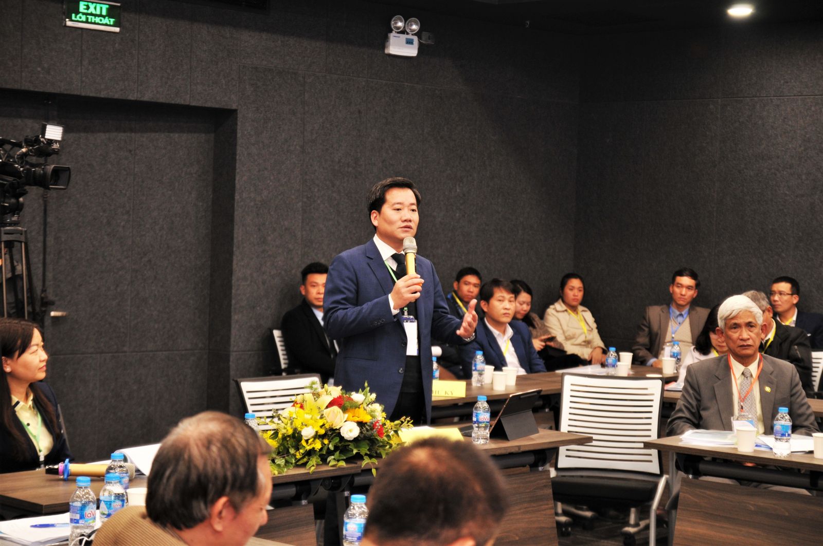 Chủ tịch VinaLAB – TS. Nguyễn Hoàng Linh phát biểu mở đầu hội thảo