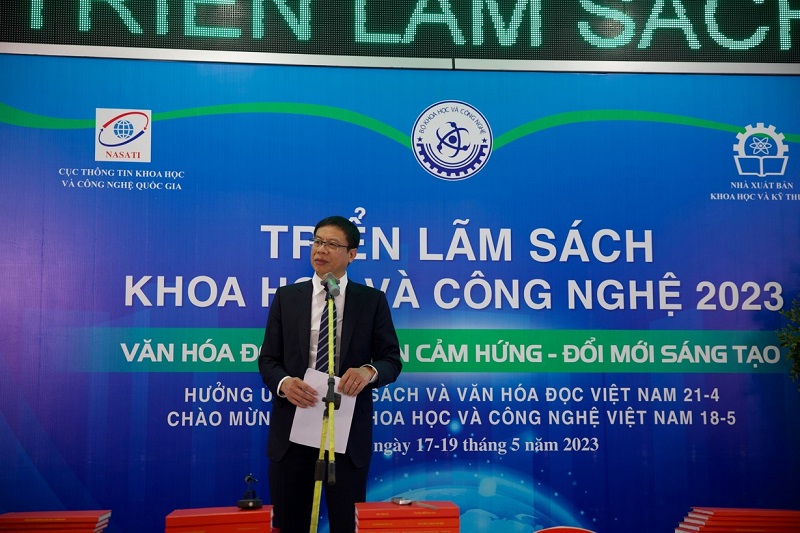 Thứ trưởng Bộ Khoa học và Công nghệ Lê Xuân Định phát biểu chào mừng sự kiện