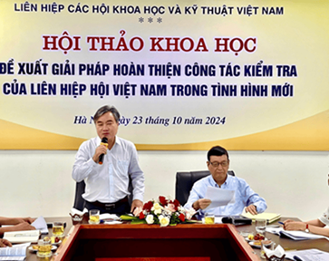 Ủy ban kiểm tra Liên Hiệp các Hội Khoa học và Kỹ thuật Việt Nam tổ chức Hội thảo khoa học