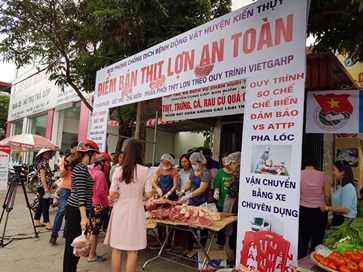 Thúc đẩy tiêu thụ thịt lợn tại thành phố Hải Phòng