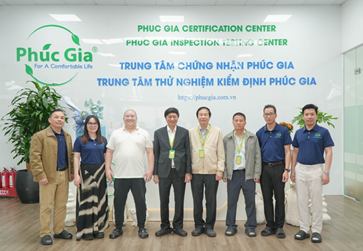 Buổi thăm và làm việc của Đoàn lãnh đạo Hội các Phòng thử nghiệm Việt Nam (VINALAB) tại Công ty Cổ phần Phòng thử nghiệm Phúc Gia