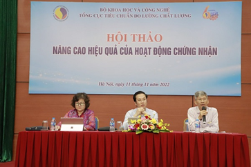 Hội thảo: Nâng cao hiệu quả của hoạt động chứng nhận tại Việt Nam